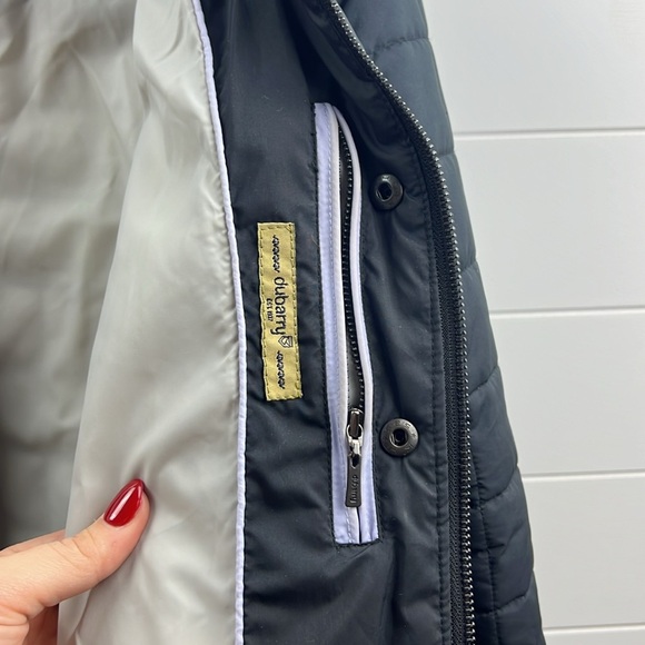 Dubarry of Ireland kenmare quilted hooded jacket size 12UK black - Picture 4 of 8